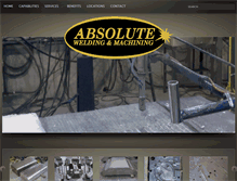 Tablet Screenshot of absolutewelding.com